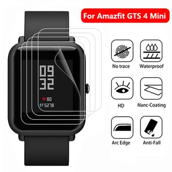 Acoperire completă de Ecran Protector Pentru Huami Amazfit GTS 4 Mini 4Mini Smartwatch HD Anti-zero Hidrogel Folie de Protectie, Nu de Sticla