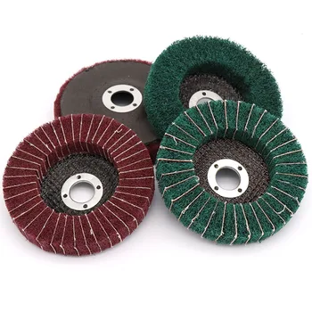 1BUC Spălare Pad de slefuire Roată Culoare Roșie/Verde 100*16mm Slefuire Discuri Polizor unghiular Instrumente