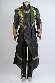 Dumnezeu de Minciuni Loki Cosplay Thor 3 The Dark World Loki Cosplay Costum Bărbați Femei Tinuta Șanț Întregul Set Halloween Costum de Carnaval