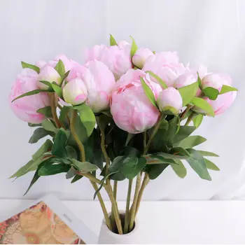 1buc Artificiale Buchet de Flori de Mătase Frumos Trandafir Nunta Acasă Decor de Masă Aranjament Fals Plante Cadou de Ziua Îndrăgostiților