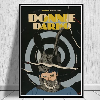 Clasic American Hot-Film De Suspans Donnie Darko Retro Poster De Imprimare Panza De Pictura Camera De Zi Cafe-Bar Artă Decorativă, Pictură