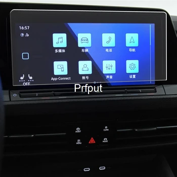 Masina Navigtion Temperat Pahar Ecran LCD Folie de Protecție Autocolant de Paza Pentru Volkawagen VW Golf 8 tabloul de Bord 2021 an