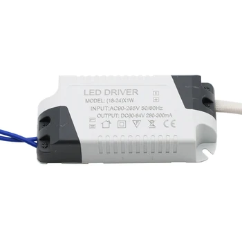 LED Driver Extern 300mA (18-24)x1W 60V DC ~ 84V Driver Led 18W 20W 21W 22W 23W 24W Putere de Alimentare AC 110V 220V pentru lumini cu LED-uri