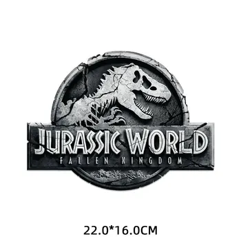 Jurassic Park Fier pentru transfer termic pentru Îmbrăcăminte Thermoadhesive Patch-uri de pe Haine Clorhing Sticker Dinozaur Insigna de Patch-uri pentru tricou