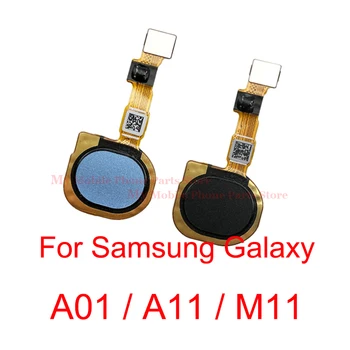 Touch ID Senzor de Amprentă digitală Butonul Home Cheie Cablu Flex Pentru Samsung Galaxy A01 A015F A11 A115F M11 M115F Tasta Return de Butonul de Meniu