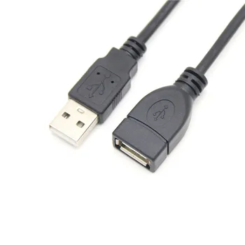 Noul Negru 0,3 m 0,5 m 1m 1,5 M 3m 5m USB 2.0 UN Barbat la O Femeie Extensia Extender Cablu