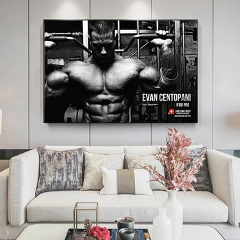 Arnold Schwarzenegger Culturism Citat Motivațional Panza Poster de Imprimare Fata Sexy Fitness Arta de Perete Poza pentru Decorarea Camerei