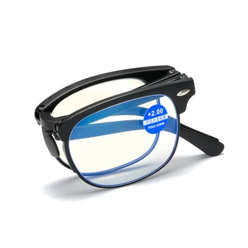 Ori Lumina Albastra Anti-Blocare unghii Ochelari de Lectură a Femeilor de Bărbați, cadru Pătrat Presbyopic Ochelari Dioptrii ochelari de calculator +1.0 1.5