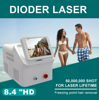 Nedureros Diodă Laser Mașină de Îndepărtare a Părului cu Laser Îndepărtarea Părului cu Laser Alexandrit Gheață Platina Epilator cu Laser Dioda 755 808 1064