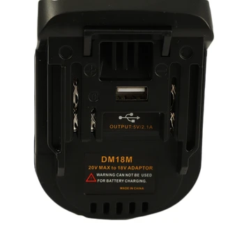 20V La 18V Acumulator de Conversie Dm18M Li-Ion Încărcător Instrument Adaptor Pentru Milwaukee Makita Bl1830 Bl1850 Baterii