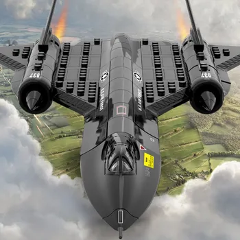 Mailackers SR-71 Blackbird Avioane de Recunoaștere Model Blocuri Prietenii de Arme Militare de Construcții Jucarii Bloc pentru Băiat