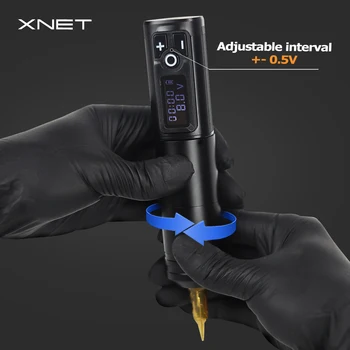 XNET Elite Wireless Mașină de Tatuaj Pen DC Motor fără miez LED 2100mAh Baterie cu Litiu pentru Arta Tatuaj Machiaj Permanent
