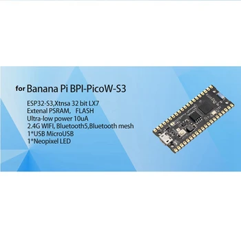 Pentru Banana Pi BPI Pico W-Placa de Dezvoltare S3+Cablu Micro-USB Kit ESP32-S3 Dual Core 240Mhz PSRAM FLASH WIFI Bluetooth