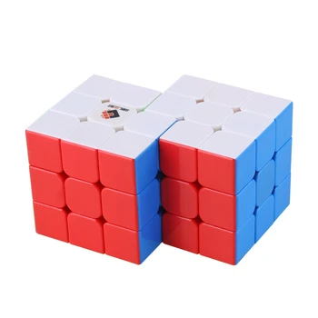 Cub poftă de mâncare Dublu 6x6 3x3 Siamezi Cub Magic pentru Creier de Formare Joc Educativ Jucarii cadou Picătură de Transport maritim - Stickerless