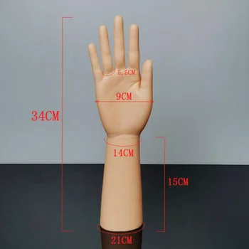Plastic durabil Manechin Mâinile Model pentru Bijuterii Inele de Afișare Ceas de Unghii de Afișare Instrumente de Manichiură Unghiilor Practica de Mână