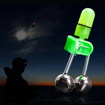 1buc 5pcs Electronice UV Lumină Roșie Musca Clopotele de Alarmă de Noapte Accesorii de Pescuit Clip Pe Aborda Provizii de Pește Alerter Polul Instrument