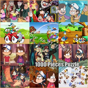 Film Disney Greutate Cade 1000 Piese Puzzle Puzzle Colorat Donald Duck Tv Cu Puzzle Joc Relaxant Manual Decomprima Jucărie