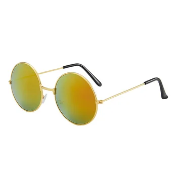 Ochelari rotunzi Bărbați Femei Steampunk ochelari de Soare Vintage Sunglasse Femei de Brand Designer de ochelari de Soare Rotund 2020 Nou Oglinda UV400