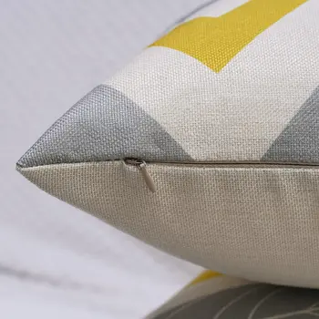 Nordic galben gri geometrice lenjerie de pat fata de perna perna de pe canapea acoperi decorațiuni interioare pot fi personalizate pentru tine 40x40 50x50 60x60