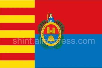 Spania Flag oFlag de Elx 3ft x 5ft Poliester Banner de Zbor 150* 90cm Personalizate în aer liber
