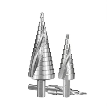 HSS triunghiular spirala pas burghiu 4-12/20/32mm pas gaură deschizator set burghiu electric stantare pagoda burghiu
