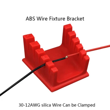 MILE Magnetic Sudare Bancă ABS Sârmă de Prindere a Suportului de Sudare de Masă cu Clemă de Prindere Fixe pentru 30AWG să 12AWG Cablu de Alimentare