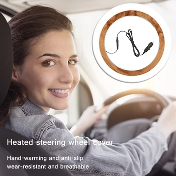 Universal Auto Volan Încălzit Acoperi Electrice de Incalzire 10W Iarna Mână mai Calde Auto Warm, Anti-Derapare Protector Accesoriu