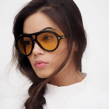2021 Nouă Epocă Rotund Punk Ochelari De Soare Pentru Femei Brand Designer T Orange Ochelari De Soare De Sex Feminin Arată Nuanțe Oameni De Conducere Oculos De Sol
