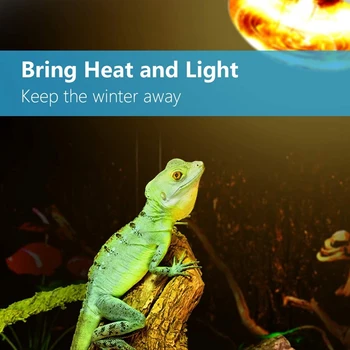 2 Bucăți De Reptile Uvb Uva Căldură Lampă Bec Pentru Reptile Cu Adevărat, Ca Soarele De Luminos Căldură Pentru Reptile, Amfibieni Și Păsări De 100 W