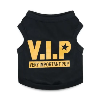 Imprimarea VIP Vesta de Îmbrăcăminte pentru animale de Companie Câini la Modă Drăguț Câine Haine Casual Respirabil Costum de Primavara-Vara Bichon Fată Accesorii