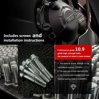 Accesorii motociclete Capacul Motorului Seturi de Caz pentru GBracing pentru Suzuki GSXR1000 2005-2006 GSXR1000 2007-2008 K5-K8