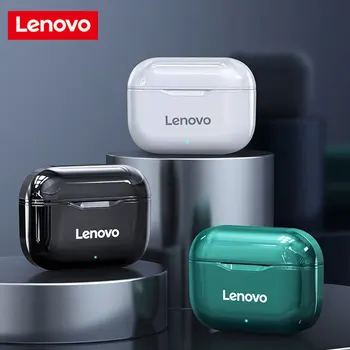 Original Lenovo LP1 TWS Căști fără Fir Bluetooth 5.0 Dual Stereo de Reducere a Zgomotului Bass Control Tactil Timp de Așteptare 300mAH NOI