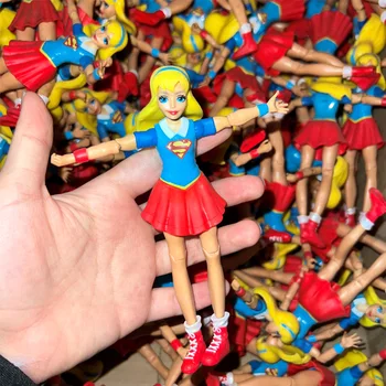 Figura Anime Supergirll Acțiune Figura Articulații Mobile Superwoman Desktop Ornamente Colecție De Păpuși Jucarii Pentru Copii