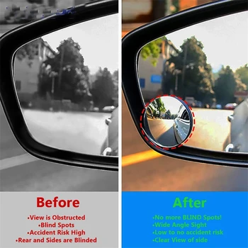 4/2/1buc Mașina la fața Locului Orb Oglinzi Reglabile Masina Oglinda Convex Oglinda pentru Auto Inversă Parcare Vehicul Clar Blind Spot Mirror