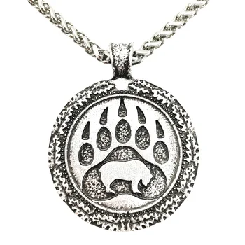 Labă De Urs Cu Noroc Bijuterii Slavă Lui Dumnezeu Simbol Apararea Veles Viking Animal Amuletă Talisman Pandantive Barbati Femei Coliere