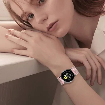 Solo Bucla Curele Pentru Samsung Galaxy Watch 4 Classic 46mm 42mm Material Bratara Pentru Galaxy Watch4 44mm 40mm 3 45MM Viteze S3 Correa