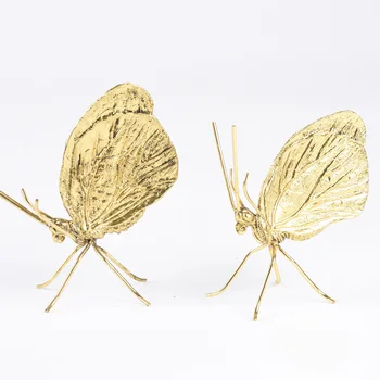 Noua Creatie Decorativa Metal Artizanat Cupru Aur Ant Fluture Ornament Handmade pentru Casa Moderna de Decorare Arta de Accesorii