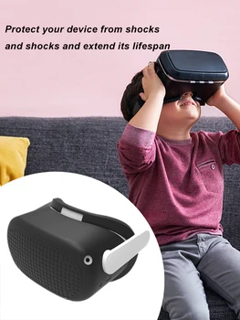 Silicon Capac de Protectie Shell Caz Pentru Oculus Quest 2 Cască VR, Capul de Acoperire Anti-Zgârieturi Pentru Oculus Quest 2 VR Accesorii