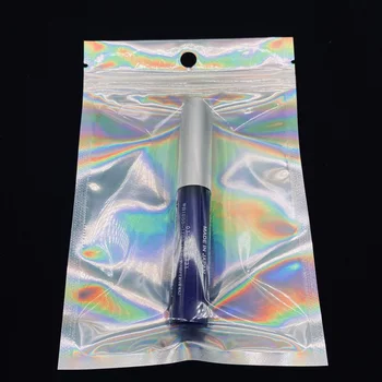 10buc Laser Color Nail Art Mylar de Blocare Zip Pungi de Folie de Aluminiu Pungi de Durabil față-Verso Metalice, Folie Mylar Plat Pungă BT45
