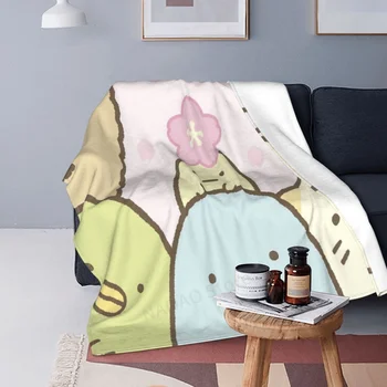 Sumikko Gurashi 5 Arunca Pătură Foi pe pătură de pat/ pe canapea decorative, cuverturi de pat pentru copii arunca