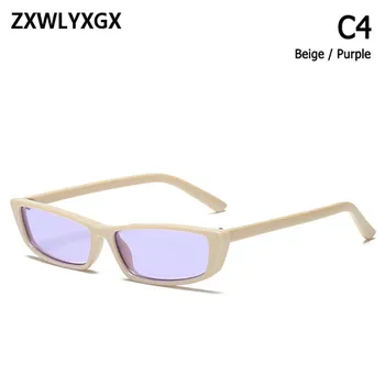 ZXWLYXGX 2020 nou stil de moda clasic retro ochi de Pisică ochelari de soare femei mici dreptunghiulare ochelari de soare UV400 Oculos De Sol