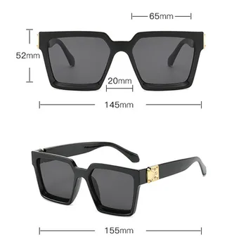 RBRARE Supradimensionat ochelari de Soare pentru Barbati Brand de Lux ochelari de Soare Patrati Femei Oglindă Ochelari de Soare Pentru Barbati Ochelari de Oculos De Sol Feminino