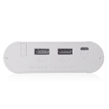 18650 USB Li-ion Inteligent Încărcător de Baterie LCD Inteligent de BRICOLAJ Mobile Power Bank Caz Suport 4 x 18650 de Baterii și Ieșiri Dual