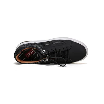 CHCH Barbati Pantofi din Piele Brand Casual Pantofi Pentru Bărbați Șireturi Până Vara Respirabil de Lux Original Negru Formale
