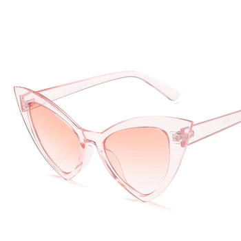 Clasic Vintage Sexy Ochi de Pisica ochelari de Soare pentru Femei Brand Designer Retro Supradimensionate Cateye de sex Feminin de Ochelari de Soare UV400 Gafas De Sol Mujer