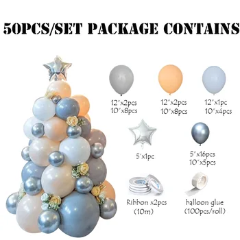 Pomul De Crăciun Formă Baloane Set Vesel De Crăciun Decoratiuni Pentru Casa Ornamente De Crăciun Navidad Consumabile Partid An Nou Fericit 2023