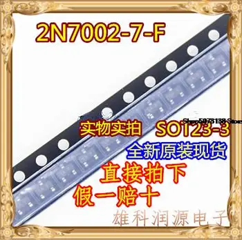 10pieces 2N7002-7-F SOT23-3