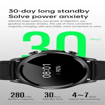 E400 Ceas Inteligent Neinvaziv De Glucoza Din Sange Ecg Temperatura Corpului De Oxigen Din Sange Monitorizare Sport Smartwatch
