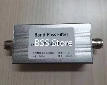 BPF-1.5-30 de undă scurtă filtru de bandă de 1,5-30MHz BPF filtru de bandă a Îmbunătăți capacitatea de anti-interferențe 100w module senzor