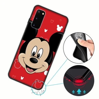 Mickey Mouse Caz Negru pentru Motorola Moto E7 E7I Putere G 5G Plus G9 G10, G20 G30 G40 G50 G60 G60S G71 G51 G41 G31 Juca